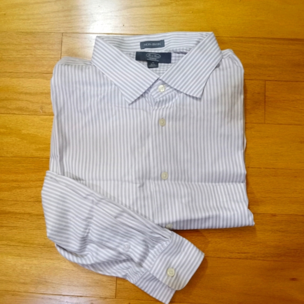 Men's Pronto Uomo 20 36-37 Tall Long Sleeve Shirt  - Big & Tall
